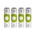 Pack 4 bater�as recargables 1,2 Voltios 2.600 mAh AA GP