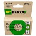 Pack 4 bater�as recargables 1,2 Voltios 2.600 mAh AA GP