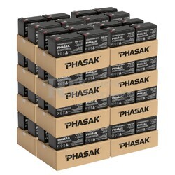 Pack 64 Bater�as 12 Voltios 9 Amperios Phasak PHB1209