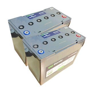 2 Bateras Eternity G06-12-105 12V, Potencia extra para plataformas de trabajo mviles
