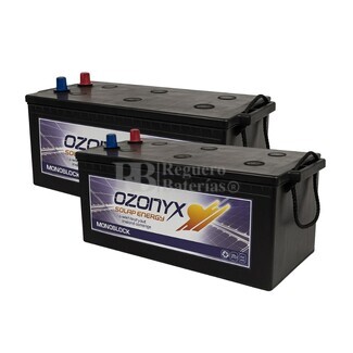 2 bateras Ozonyx Solar OZX250AS 12V 250Ah, Potencia y autonoma solar