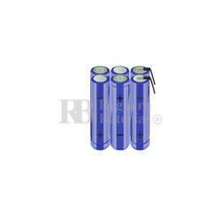 Packs de bateras AA 7.2 Voltios 2.000 mAh NI-MH RB90033713