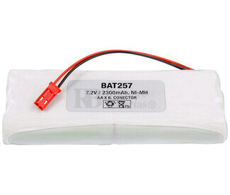 Packs de baterías radio control 7.2 Voltios 2.500 mAh NI-MH 42,0x101,0x14,0mm