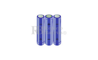 Batera AA 3.6 Voltios 2.000 mAh  NI-MH
