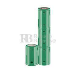 Packs de baterías recargables SUB-C 4.8 Voltios 1.900 mAh NI-CD RB90033690