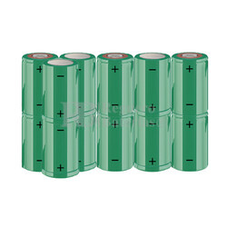 Packs de baterías SUB-C 14.4 Voltios 1.900 mAh NI-CD RB90033591