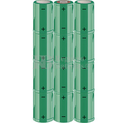 Packs de baterías SUB-C 14.4 Voltios 1.900 mAh NI-CD RB90033609