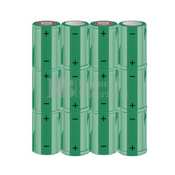 Packs de baterías SUB-C 14.4 Voltios 1.900 mAh NI-CD RB90033704