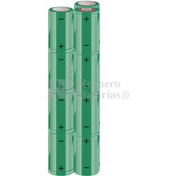 Packs de baterías SUB-C 14.4 Voltios 1.900 mAh NI-CD RB90033705