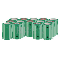 Packs de baterías SUB-C 16.8 Voltios 1.900 mAh NI-CD RB90033632