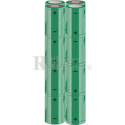 Packs de baterías SUB-C 19.2 Voltios 1.900 mAh NI-CD RB90033595