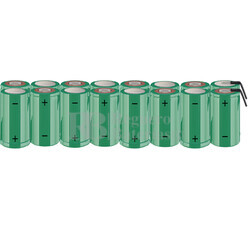 Packs de baterías SUB-C 19.2 Voltios 1.900 mAh NI-CD RB90033743