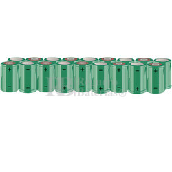 Packs de baterías SUB-C 21.6 Voltios 1.900 mAh NI-CD RB90033650