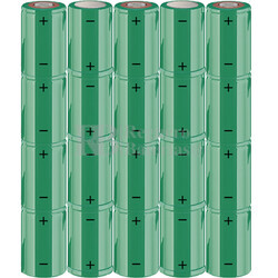 Packs de baterías SUB-C 24 Voltios 1.900 mAh NI-CD RB90033592