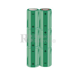 Packs de baterías SUB-C 7.2 Voltios 1.900 mAh NI-CD RB90033693