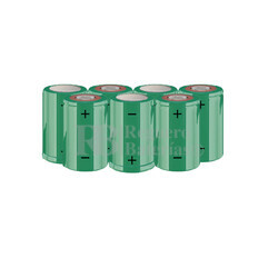 Packs de baterías SUB-C 8.4 Voltios 1.900 mAh NI-CD RB90033620