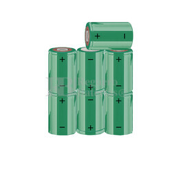 Packs de baterías SUB-C 8.4 Voltios 1.900 mAh NI-CD RB90033697