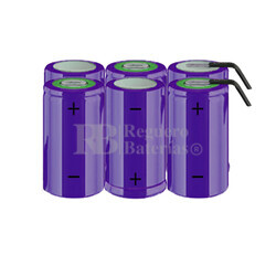 Packs de baterías tamaño D 7.2 Voltios 5.000 mAh NI-CD RB90033794
