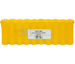 Packs de bateras recargables 12 Voltios 2.300 mAh AA NI-MH 