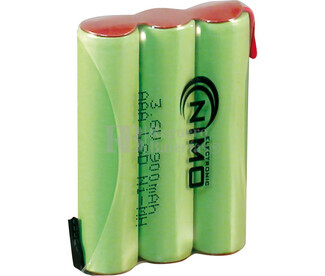 Packs de baterías pre-cargadas recargables 3.6 Voltios 800 mAh AAA NI-MH 30,0x40,0x10,0mm