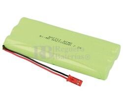 Batera radio control 7.2 Voltios 2.500 mAh NI-MH 42,0x101,0x14,0mm