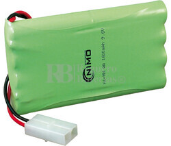 Batera radio control 9.6 Voltios 1.600 mAh AA NI-MH 101,0X57,0X15,0mm