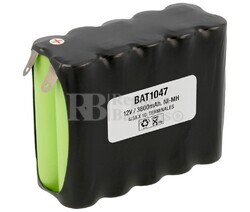 Batera recargables 12 Voltios 3.800 mAh 4/3A NI-MH