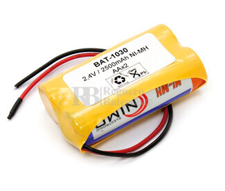 Packs de baterías recargables 2.4 Voltios 2.200 mAh AA NI-MH 28,0x50,0x14,0mm