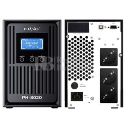 Phasak Conqueror Pro PH 8020 UPS Online 2000VA 1800W Sistema de Alimentaci�n Ininterrumpida