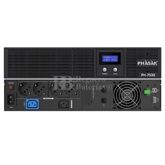 Phasak PH 7530 SAI Rack 3000VA 1.800W Interactivo