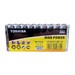 20 Pilas AAA alcalinas alta potencia Toshiba LR03GCP MP-20