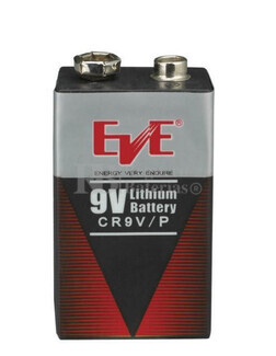 Pila de Litio para Alarma 9 Voltios 1.200 mah CR9V-P