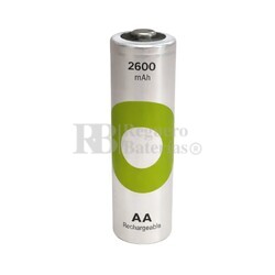 Bater�a recargable 1,2 Voltios 2.600 mAh AA GP