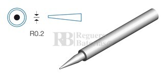 Punta redonda de 0.2mm para soldador HRV8380