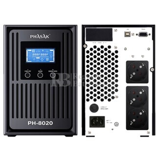 SAI 2000 VA-1800 W Phasak Conqueror Pro Online PH 8020