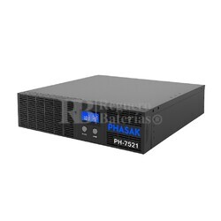 SAI Rack 2.160 VA /1.400W interactivo Rack Phasak PH 7521