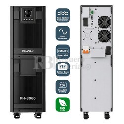 SAI 6.000VA/5.400W PH-8060 | Online Phasak Basic Pro Doble Conversi�n