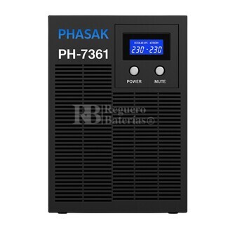 SAI interactivo 3.160 VA-2.100 W Torre Phasak PH-7631