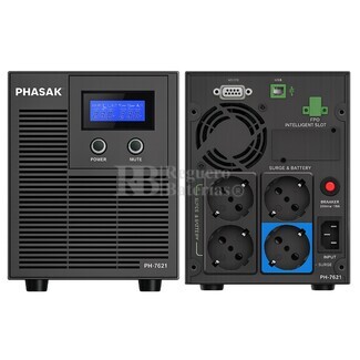 SAI Interactivo Phasak PH-7621 2160VA - 1400W Torre