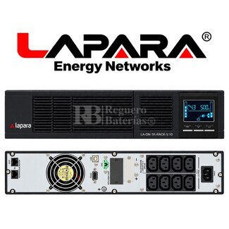 SAI Online Rack 1000VA 1000W LAPARA LA-ON-1K-RACK-V.10
