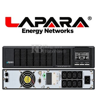 SAI Online Rack 2000VA 2000W LAPARA LA-ON-2K-RACK-V.10