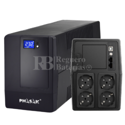 SAI Phasak Esential Interactivo 1000 VA/ 600 W PH 9410