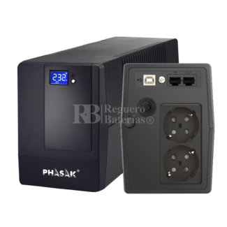 SAI Phasak Esential Interactivo 600 VA- 360 W PH 9464