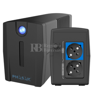 SAI Phasak Ottima Interactivo 1060 VA-600 W PH 7210