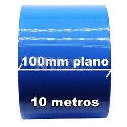 Termo retráctil PVC Azul 100mm Packs Baterías 10 Metros 