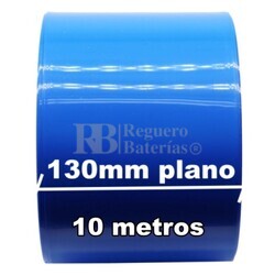 Termo retráctil PVC Azul 130mm especial Células 18650 Litio 10 Metros