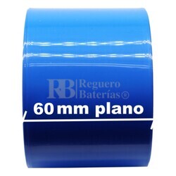 Termo retráctil PVC Azul 60mm Largo 1 Metro