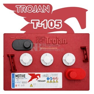 Trojan T105 Bater�a 6V 225Ah para Instalaciones de Energ�a Solar